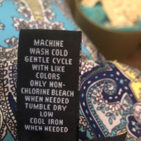 INC Pleated Skater Skirt, Size 10 Paisley Print - Picture 3 of 6